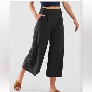 Title Nine Black Round Trip Wide-Leg Pants
